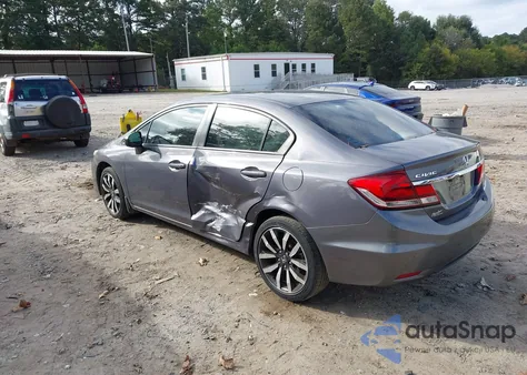 2014 Honda Civic Ex-L z USA, uszkodzony, nr VIN 19XFB2F9XEE042096